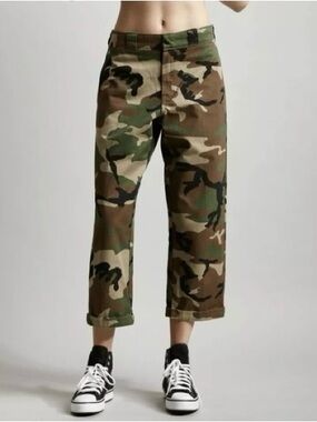 R13 Slouch Pants in Camo